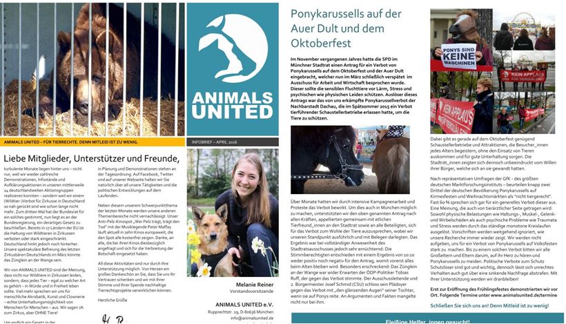 Unser Infobrief 2016 ist raus! Unser Infobrief 2016 ist raus!