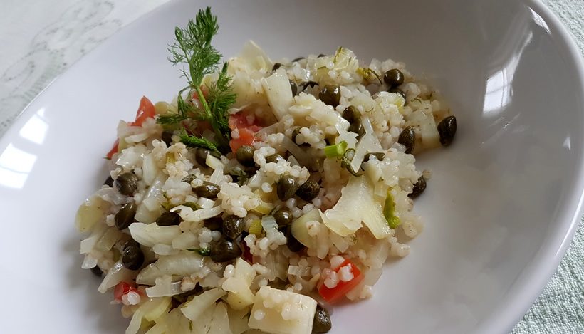 Tierleidfrei genießen: Graupenfenchelrisotto Tierleidfrei genießen: Graupenfenchelrisotto