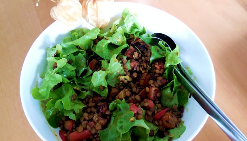 Tierleidfrei genießen: Linsensalat Tierleidfrei genießen: Linsensalat