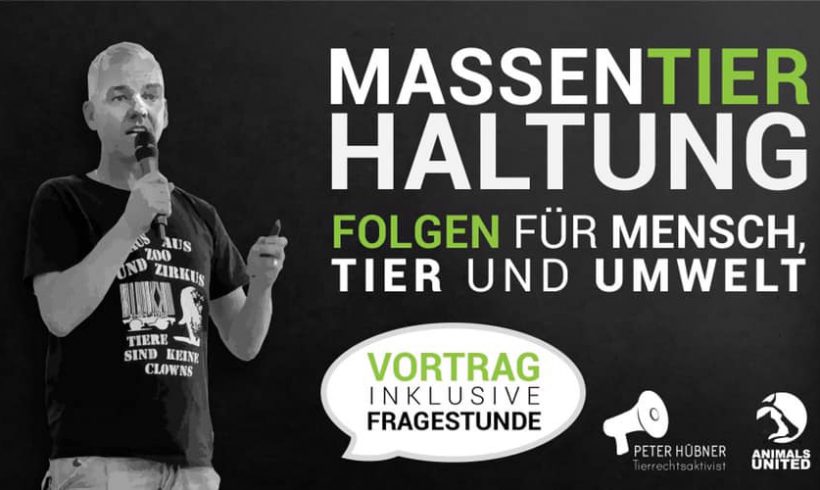 Vortrag zum Thema Massentierhaltung, Folgen für Mensch und Tier Vortrag zum Thema Massentierhaltung, Folgen für Mensch und Tier