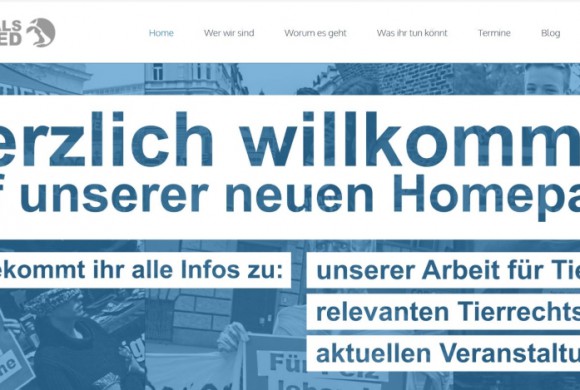 Mit neuer Homepage für Tierrechte! Mit neuer Homepage für Tierrechte!