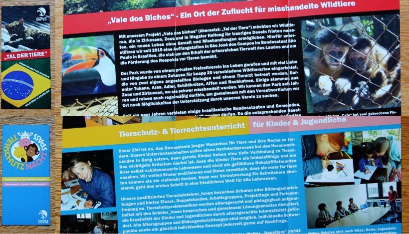 Brandneue Broschüren für unser Brasilien- und Schulprojekt! Brandneue Broschüren für unser Brasilien- und Schulprojekt!