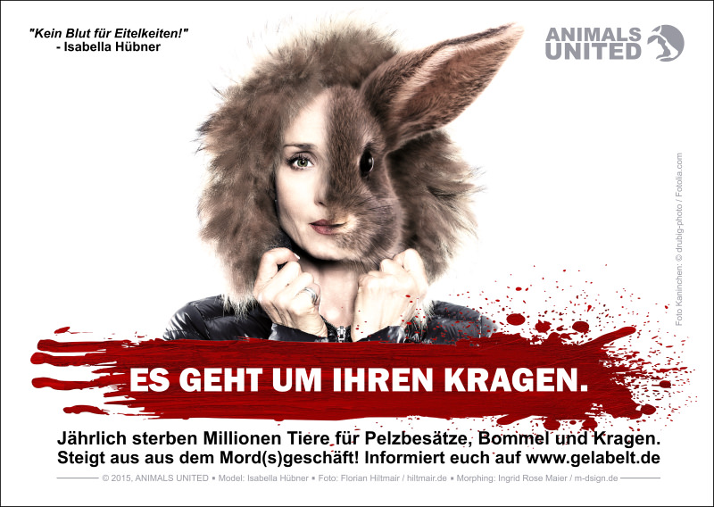 TV-Star Isabella Hübner gegen Pelz