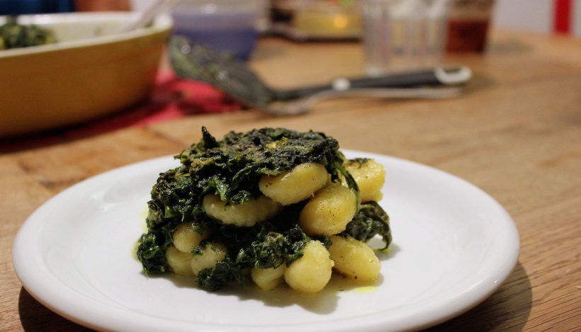Tierleidfrei genießen: Spinat-Gnocchi-Auflauf Tierleidfrei genießen: Spinat-Gnocchi-Auflauf