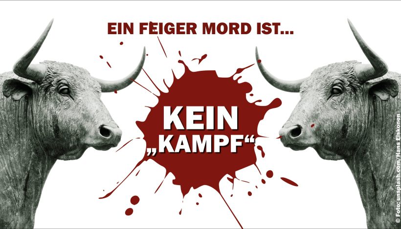 Stierkampf – ein fairer “Kampf”? Stierkampf – ein fairer “Kampf”?