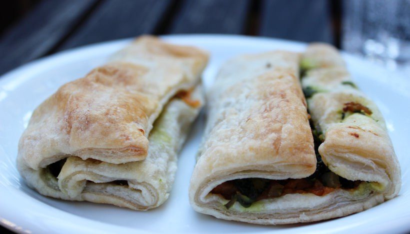 Tierleidfrei genießen: Süßkartoffel-Spinat-Strudel Tierleidfrei genießen: Süßkartoffel-Spinat-Strudel