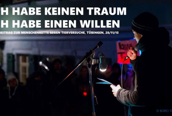 “Ich habe keinen Traum, ich habe einen Willen!” “Ich habe keinen Traum, ich habe einen Willen!”