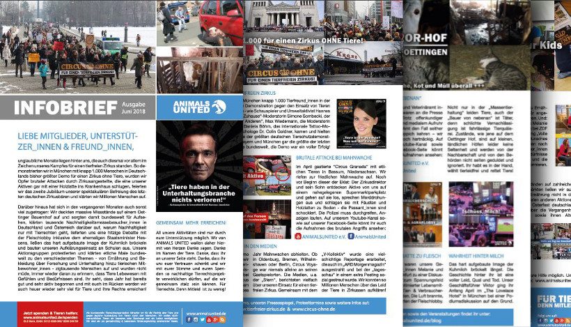 Unser Infobrief 2018 ist raus! Unser Infobrief 2018 ist raus!