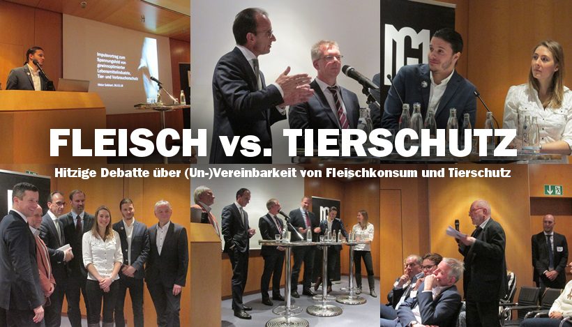 Fleisch vs. Tierschutz – Angespannte Diskussionsrunde in Frankfurt Fleisch vs. Tierschutz – Angespannte Diskussionsrunde in Frankfurt