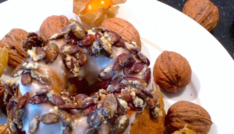 Tierleidfrei genießen: Dreikern-Kürbiskuchen Tierleidfrei genießen: Dreikern-Kürbiskuchen