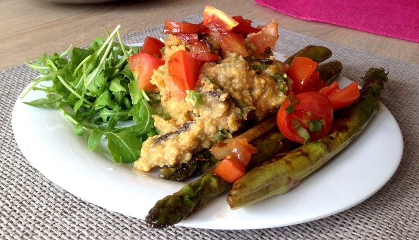 Tierleidfrei genießen: Steinpilz-Frühlingszwiebel-Polenta Tierleidfrei genießen: Steinpilz-Frühlingszwiebel-Polenta